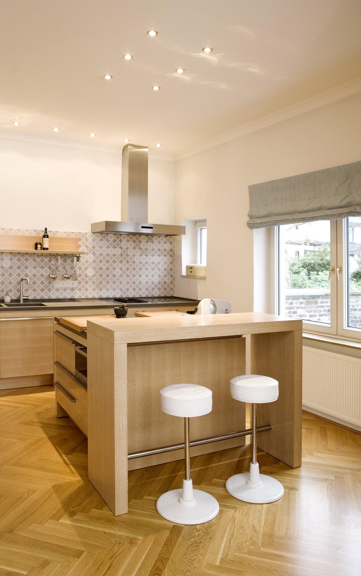 Küche mit Zementfliesen – Innenarchitektur Düsseldorf